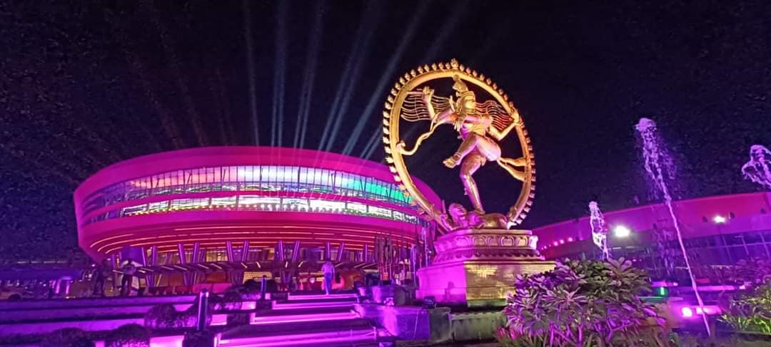 Nataraja statue at Bharat Mandapam.