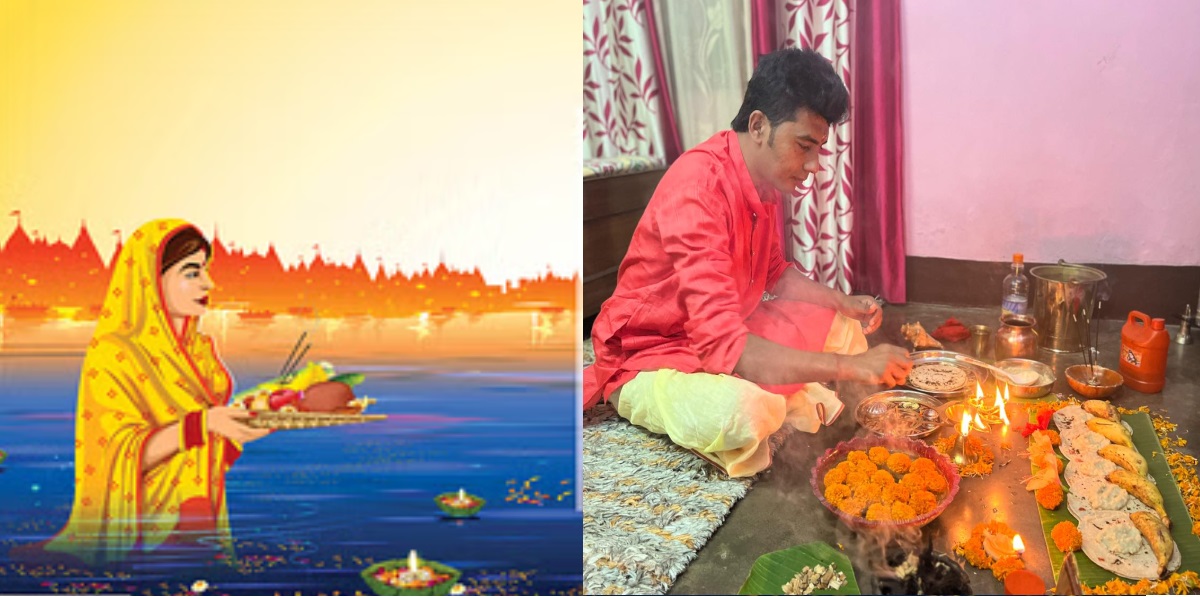 छठ महापर्व के दूसरे दिन खरना के पूजा