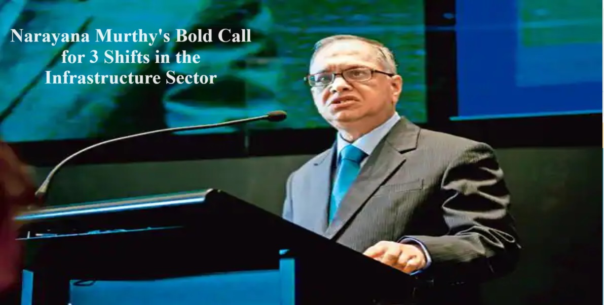 Narayana Murthy's Bold Call for 3 Shifts in the Infrastructure Sector