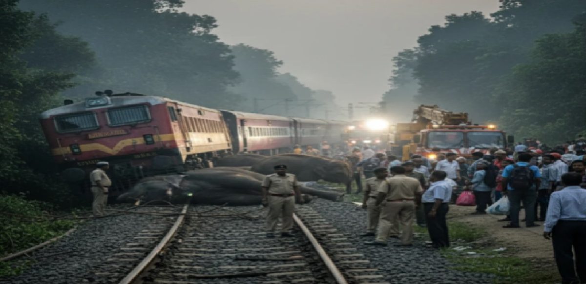 असम में बड़ा रेल हादसा: राजधानी एक्सप्रेस की चपेट में आए गजराज; वन्यजीव सुरक्षा पर उठे गंभीर सवाल