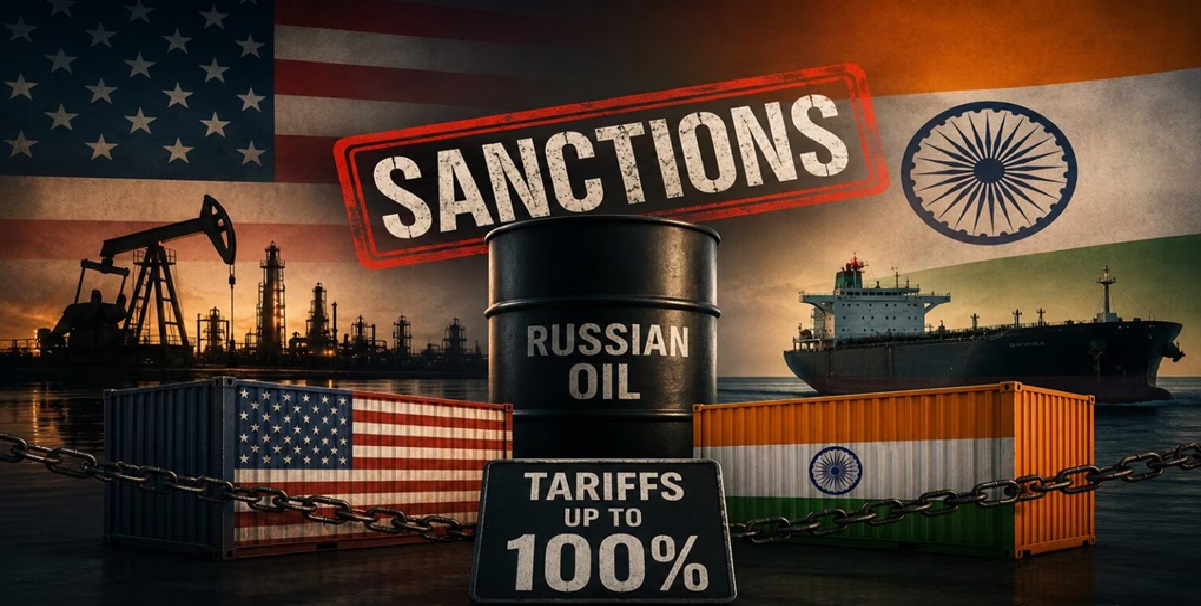 US sanctions on Russian oil risk global disruption, threatening India’s energy security and sparking worldwide economic instability and concern.